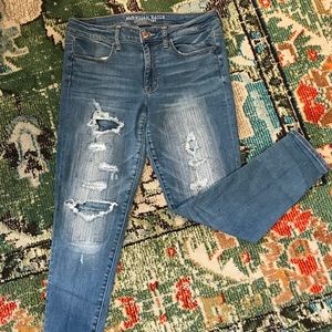 American Eagle Distressed Jeggings